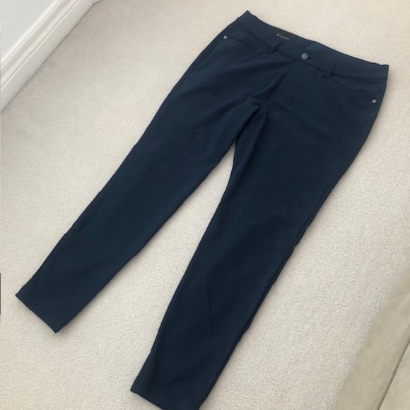 NEW Lululemon ABC Skinny-Fit 5 Pocket Pant 30"L Warpstreme, True navy - 35"x 30" - Picture 1 of 13